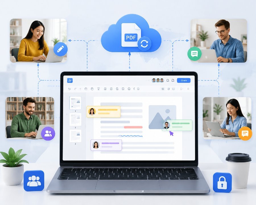 Collaborative PDF Experience: Work simultaneously