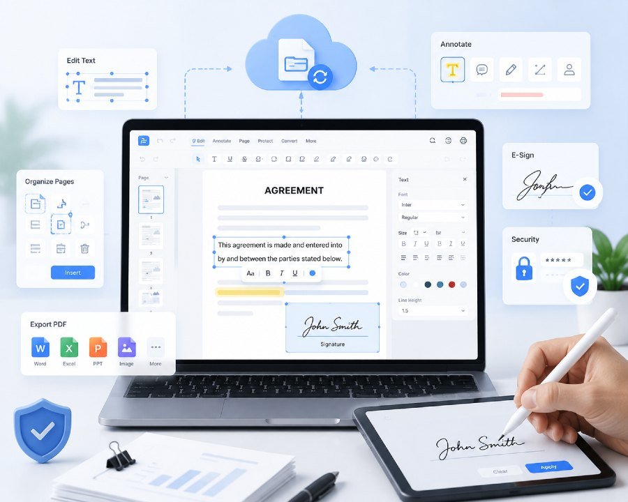 Online PDF Editing and Signing